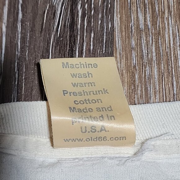 Historic Route 66 Pocket Tee Good Shirts White Travel Vintage Graphic XL - Picture 10 of 12